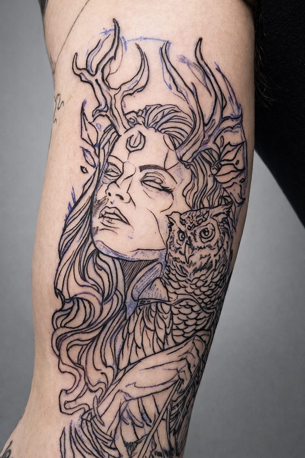 Black and grey tattoo
